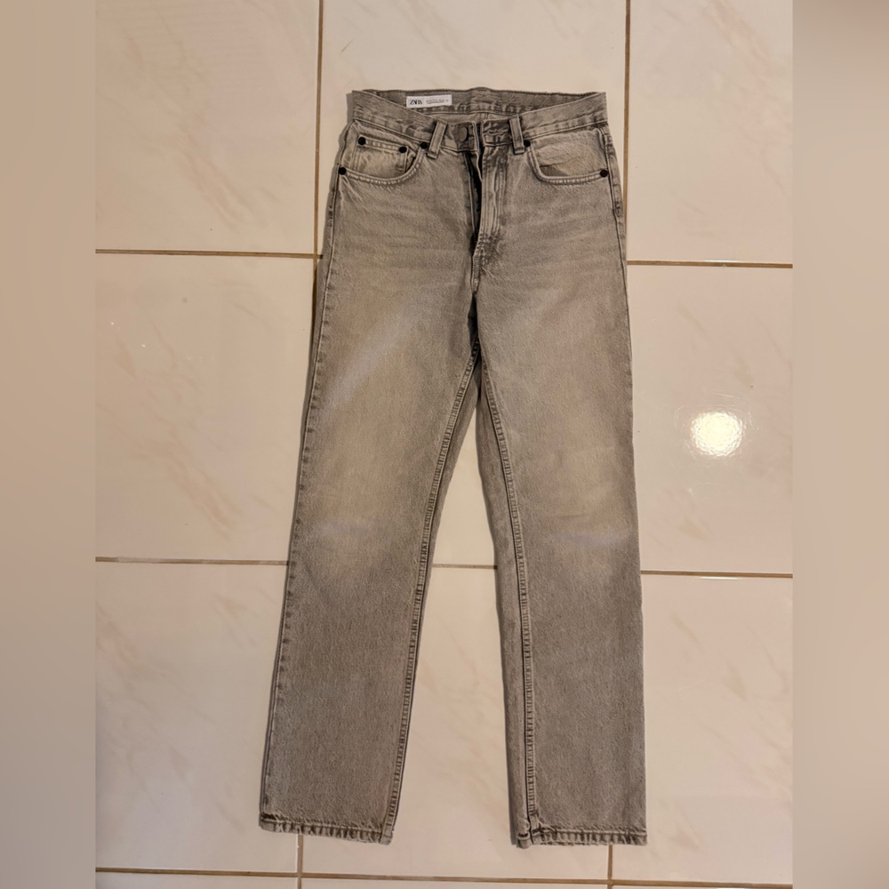 Zara Men's Light Gray Skinny Jeans